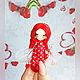 Фея. Валентинка. Брошь-куколка. Брошь-игла. Галерея фей (броши и брелоки). Интернет-магазин Ярмарка Мастеров.  Фото №2