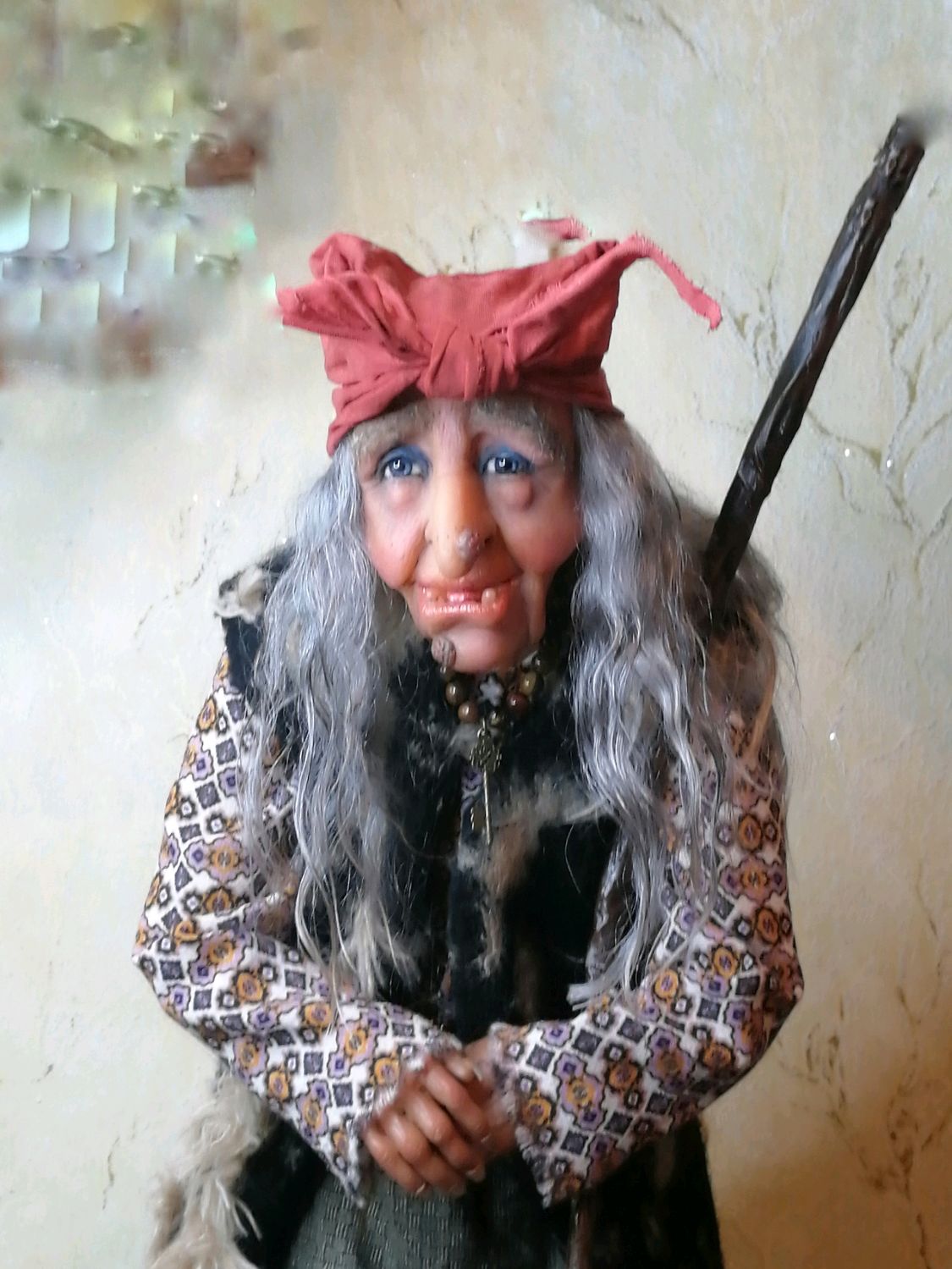 Баба Яга, Интерьерная кукла, Королев,  Фото №1