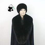 Аксессуары handmade. Livemaster - original item Elegant big detachable fur collar from fur of the Finnish Arctic Fox BH-22. Handmade.