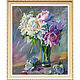 Oil painting of peonies in a vase 'Magic dream'. Pictures. irina-churina (irina-churina). Online shopping on My Livemaster.  Фото №2