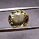 Заказать 4.11 ct. Гелиодор овал. Бразилия + сертификат. Зов Камня - магазин украшений. Ярмарка Мастеров. . Кольца Фото №3