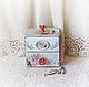 Mini komodik chebbi-chic ' Rosa delicias 2'. Mini Dressers. painting and decoupage from Marina (sovaj). Ярмарка Мастеров.  Фото №6