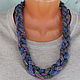 Beaded necklace ' Long braid - girlish beauty'. Necklace. Magic box. My Livemaster. Фото №5