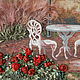 The picture Spanish patio. 115 x 70 Embroidery ribbons. Pictures. Ala Mishalov.. My Livemaster. Фото №5