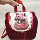  made of polyester cord. Backpacks. www457298. Online shopping on My Livemaster.  Фото №2