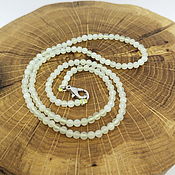 Работы для детей, handmade. Livemaster - original item Beads of light jade Mint noon. Handmade.