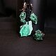 Заказать Подвеска из малахита. Украшения из натуральных камней, друзы, подарки. Ярмарка Мастеров. . Кулон Фото №3