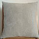 Decorative cushion made of cotton and natural linen. Quilt. Pillow. Cuteshop. My Livemaster. Фото №6