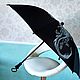 Umbrella Black Dragon. Painted umbrellas. Umbrellas. ArtelL. Online shopping on My Livemaster.  Фото №2