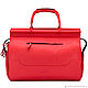 Leather travel bag 'Harry' (red). Valise. Russian leather Guild. Online shopping on My Livemaster.  Фото №2