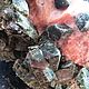Заказать Друза диопсида в розовом кальците. Минералы Урала (mineraly-urala). Ярмарка Мастеров. . Кристалл Фото №3