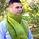 Scarf mens.felted.unisex. Scarves. Felt the world. Online shopping on My Livemaster.  Фото №2