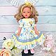 Заказать  Antonio juan, Vestida de azul. Alex Makarenko CuteDollDress (wintersky). Ярмарка Мастеров. . Одежда для кукол Фото №3