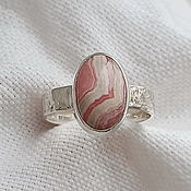 Украшения handmade. Livemaster - original item Ring with rhodochrosite.. Handmade.
