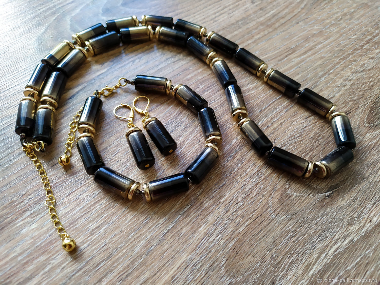 Комплект Черное золото в интернет-магазине на Ярмарке Мастеров ...