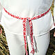 Woven belt 'Yarga' 1,7 meters. Folk decorations. KubanLad. Online shopping on My Livemaster.  Фото №2