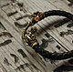 Order The genuine leather bracelet Taurus. MintTiger. Livemaster. . Bead bracelet Фото №3