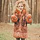 Girls Rabbit Fur Coat, Childrens outerwears, Moscow,  Фото №1