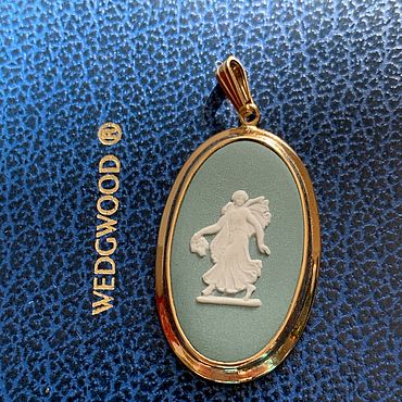 Винтаж ручной работы. Ярмарка Мастеров - ручная работа Винтаж: Подвеска Wedgwood Танцующий Ангел. Handmade.