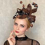 Аксессуары handmade. Livemaster - original item hats: tiaras: Floral fantasy. Handmade.
