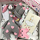Розовый кролик - Подарочный бокс для младенца, Baby box. Подарки для новорожденных. Кошака~Вышивака. Интернет-магазин Ярмарка Мастеров.  Фото №2