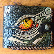 Money clip made of genuine leather