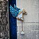 Брошь-игла "Wings of winds". Брошь-игла. Екатерина Шуева (Gloriole). Ярмарка Мастеров.  Фото №5