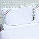 Order White satin underwear with lace. flax&lace. Livemaster. . Bedding sets Фото №3