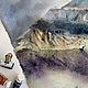 Картина акварелью на бумаге - Горы. Вдохновение. Картины. Евгения Панова. Ярмарка Мастеров.  Фото №4