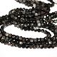 Обсидиан 4мм нить 38см. Бусины. Beads. Ярмарка Мастеров.  Фото №4