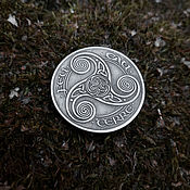 Сувениры и подарки handmade. Livemaster - original item Celtic Coin (Triskelion). Handmade.