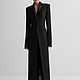 Длинное шерстяное Пальто в полоску. Модный тренд 2023 года. Пальто. Dress2Impress (elenarhamore). Ярмарка Мастеров.  Фото №6