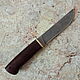 Knife 'Fang-1' h12mf wenge. Knives. Artesaos e Fortuna. Online shopping on My Livemaster.  Фото №2