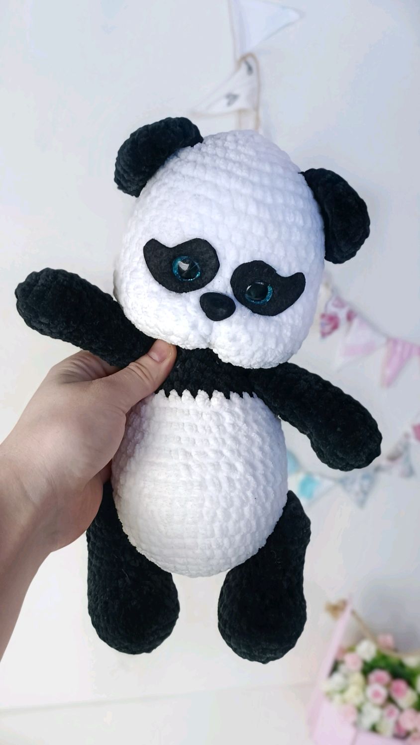 PART 2: crochet panda?amigurumi panda pattern?