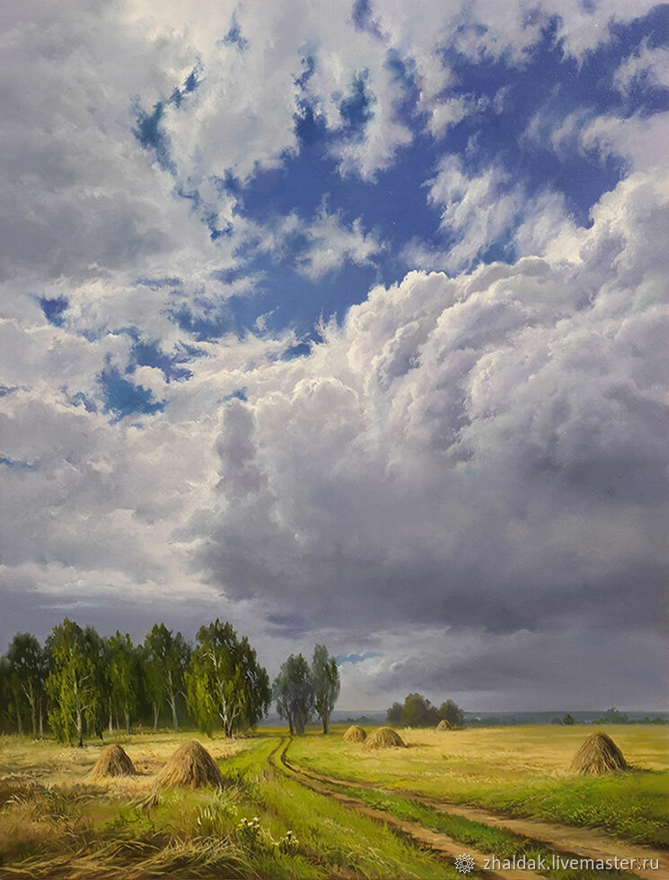 Painting 'Before the storm' 40 x 30,4 cm, Pictures, Rostov-on-Don,  Фото №1