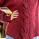 Sweater women knitted, Sweaters, Novosibirsk,  Фото №1