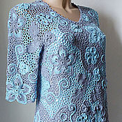 Одежда handmade. Livemaster - original item Lace Knitted Tunic. Handmade.