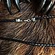 Leather braided cord 'Wolves' (5 mm.). Folk decorations. h-a-n--t-e-r. My Livemaster. Фото №6