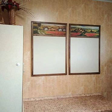 Для дома и интерьера ручной работы. Ярмарка Мастеров - ручная работа Доска для магнитов на кухню Маковые поля.. Handmade.