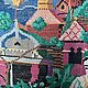 Заказать Винтаж: Ручная вышивка 1950-х годов, Аленький цветочек. Винтажный подарок. Ярмарка Мастеров. . Картины винтажные Фото №3
