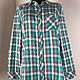 Винтаж: 48+- Рубашка женская трекинговая SCHOFFEL. Рубашки винтажные. VINTAGE (Светлана). Ярмарка Мастеров.  Фото №6