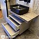 ТУМБА ДЛЯ ВАННОЙ КОМНАТЫ ГРЕЙТ 2В RAL 9007. Тумбы. BaumbArt Furniture. Интернет-магазин Ярмарка Мастеров.  Фото №2