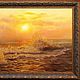 Золотая волна-2.картина маслом на холсте.морской пейзаж.классика, Картины, Таганрог,  Фото №1