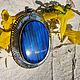 Крупный кулон с лабрадоритом "Blue sun", Кулон, Омск,  Фото №1