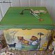 Order 'Mishkin fun'-Box. Hundred centuries. Livemaster. . Storage Box Фото №3