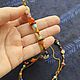 Колье из латуни и натуральных камней "Чакры". Колье. Vadjra-jewelry. Ярмарка Мастеров.  Фото №7