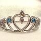 Silver ring  `Princess`
