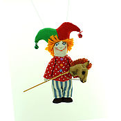 Куклы и игрушки handmade. Livemaster - original item Ginger parsley textile doll 17 cm.. Handmade.