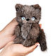  Котенок Тедди игрушка из натурального меха норки. Новогодние сувениры. Holich Toys Наталья Холкина. Ярмарка Мастеров.  Фото №4