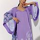 Long robe-kimono lilac. Robes. Boudoirwedding. Online shopping on My Livemaster.  Фото №2